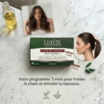 luxeol chute de cheveux 90 gellules